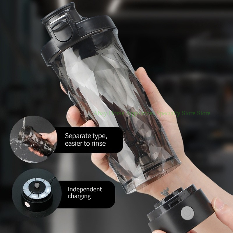 700ML充電式電動ミキシングシェーカーボトル プラスチック - Protein Bar のレビューと価格