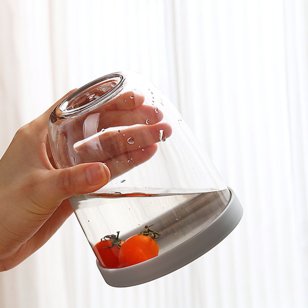 大容量のサラダシェイカーカップ。フォーク付きで持ち運びやすく - Healthy Snacks Food のレビューと価格