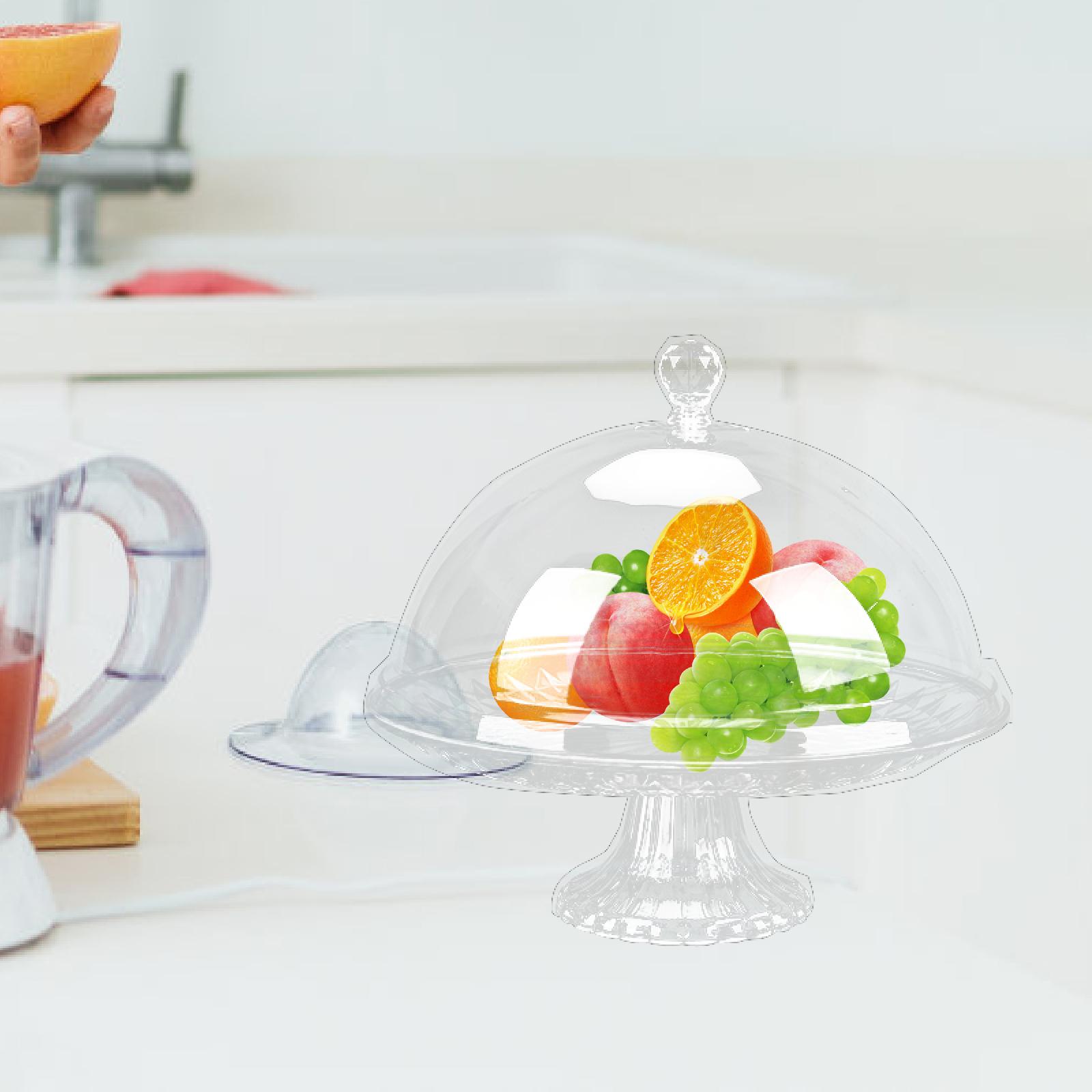 カバー付きのドームサービスプレート,マルチユースケーキスタン - Dried Fruit のレビューと価格
